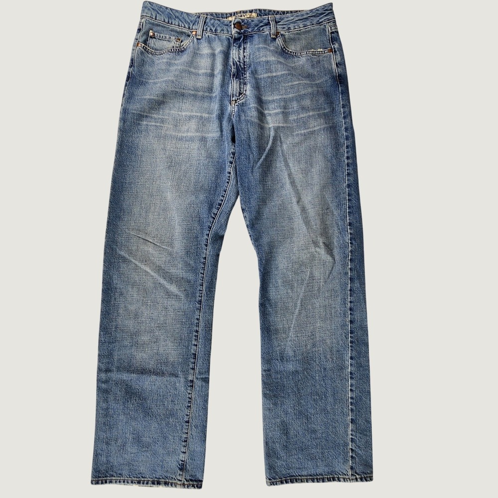 Mavi Cole 805 Classic Relax Straight Leg Jeans Mens 36x34 Blue Denim 100% Cotton
